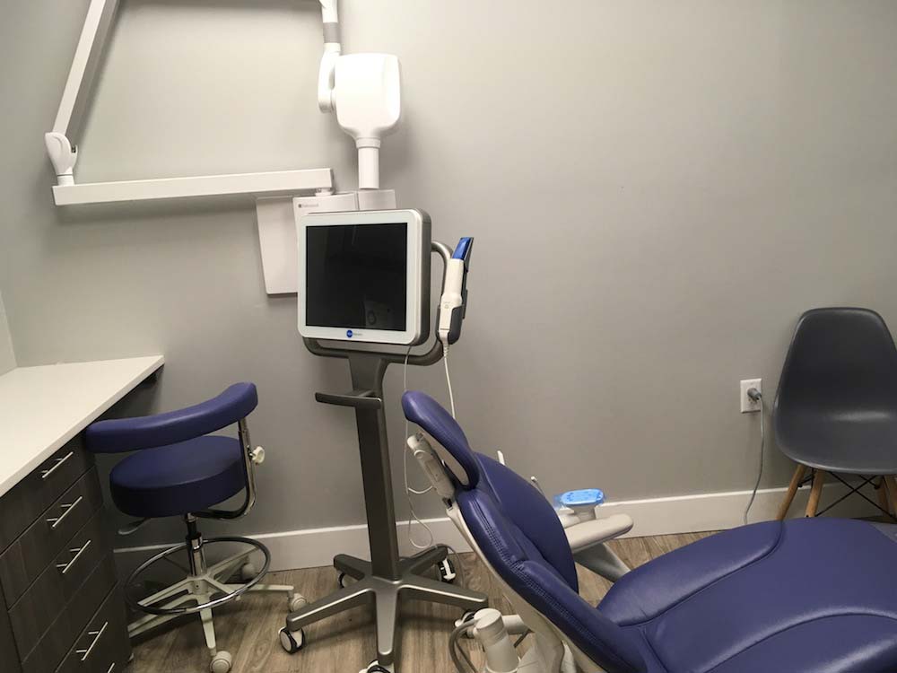 dental chairs and computer
